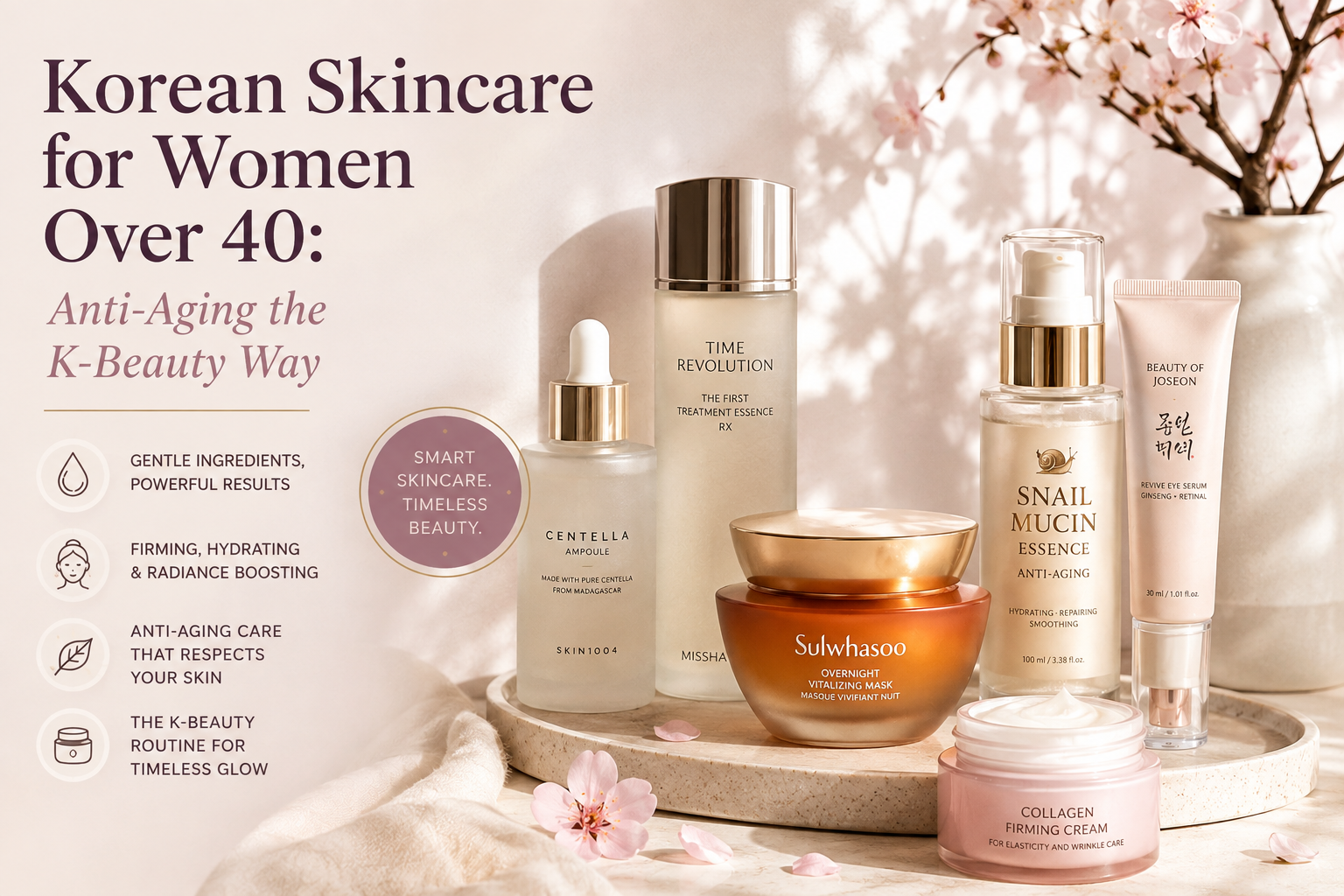 Korean Skincare for Women Over 40: Anti-Aging the K-Beauty Way